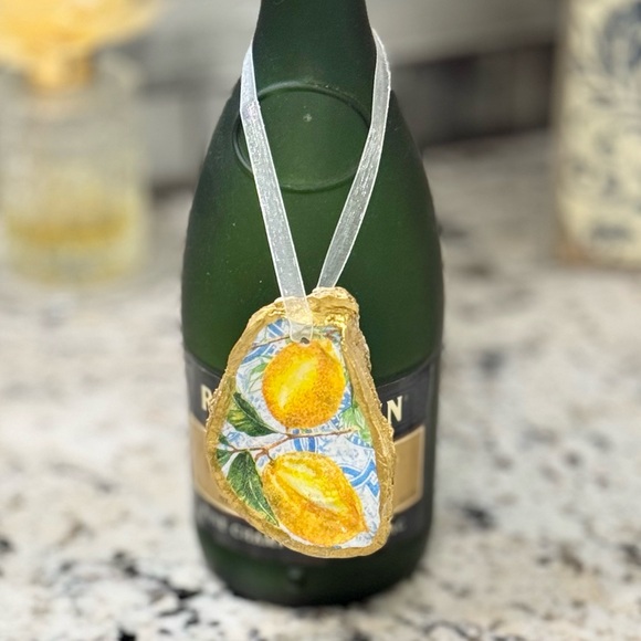 Hand Crafted Other - Hand Crafted Lemon Oyster Shell Ornament